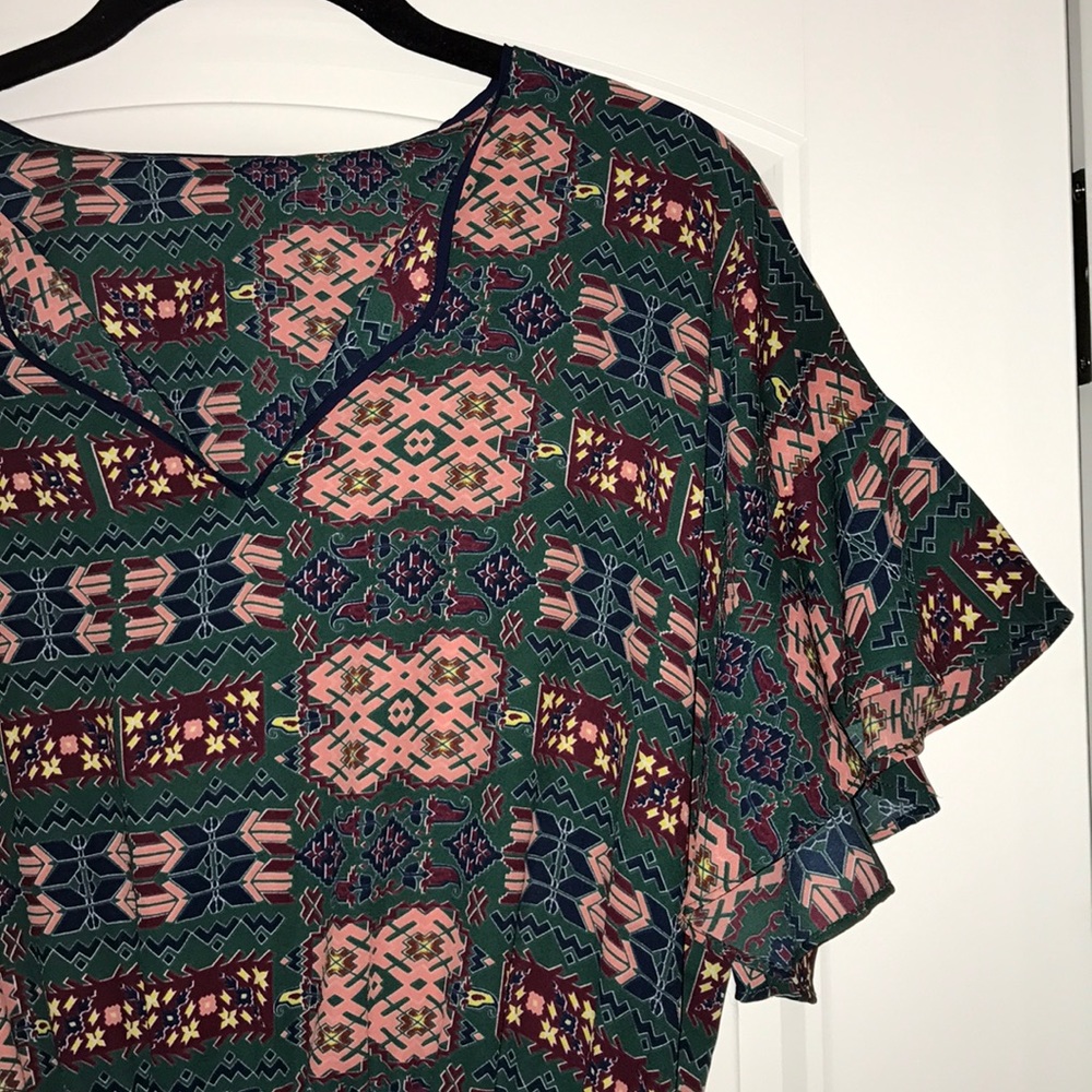 Vintage Southern Pattern Mini Dress